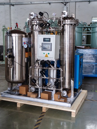 出口俄罗斯15Nm³/h不锈钢制氮机